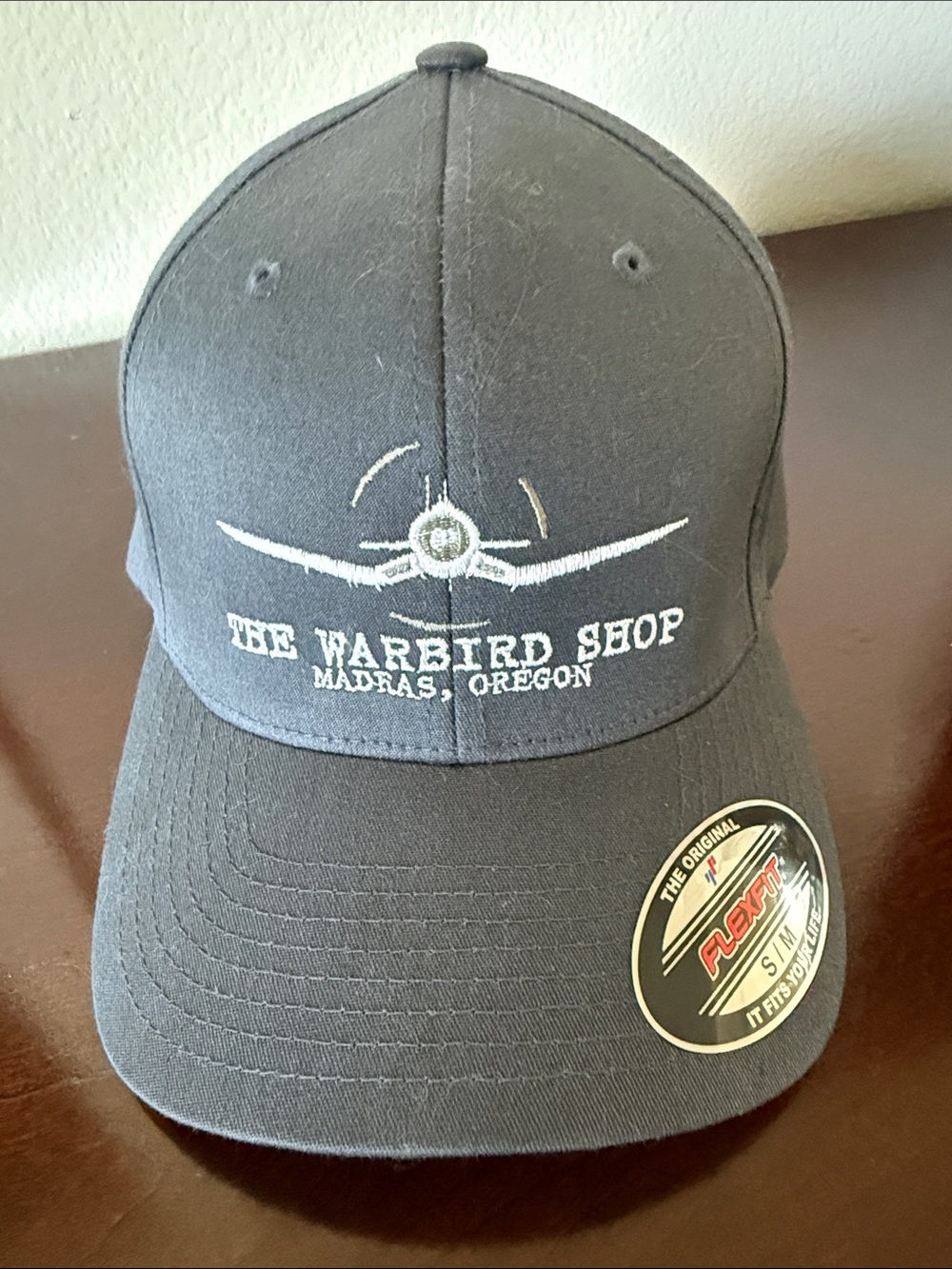 Warbird Shop Port Authority Navy Flexfit Cap with Interior Branding Sz S/M NWT